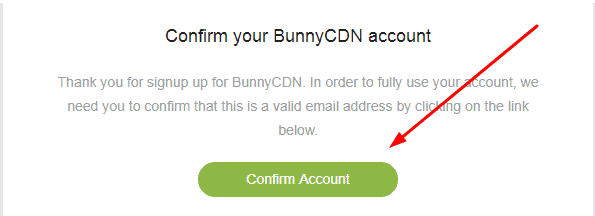 kích hoạt tài khoản BunnyCDN 