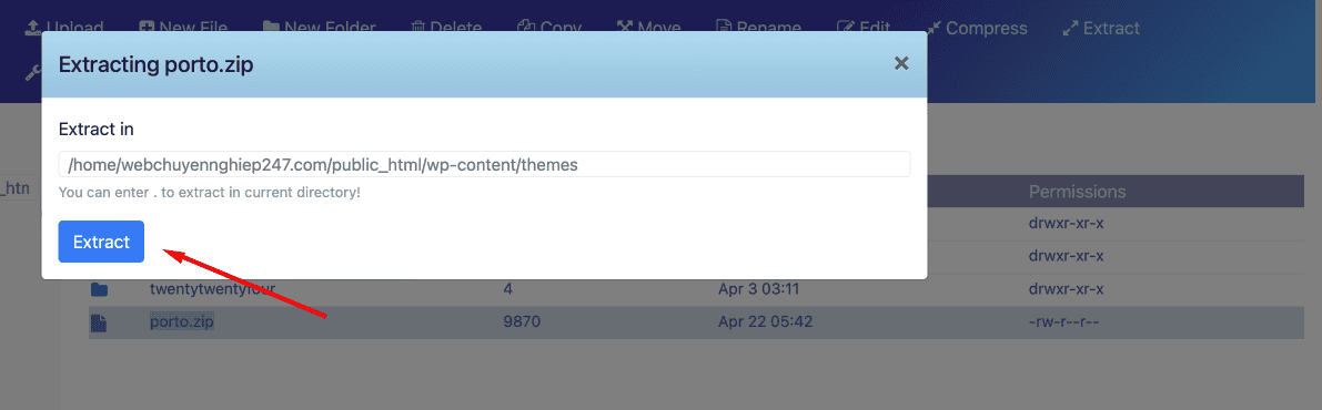 Extract theme và plugin trả phí