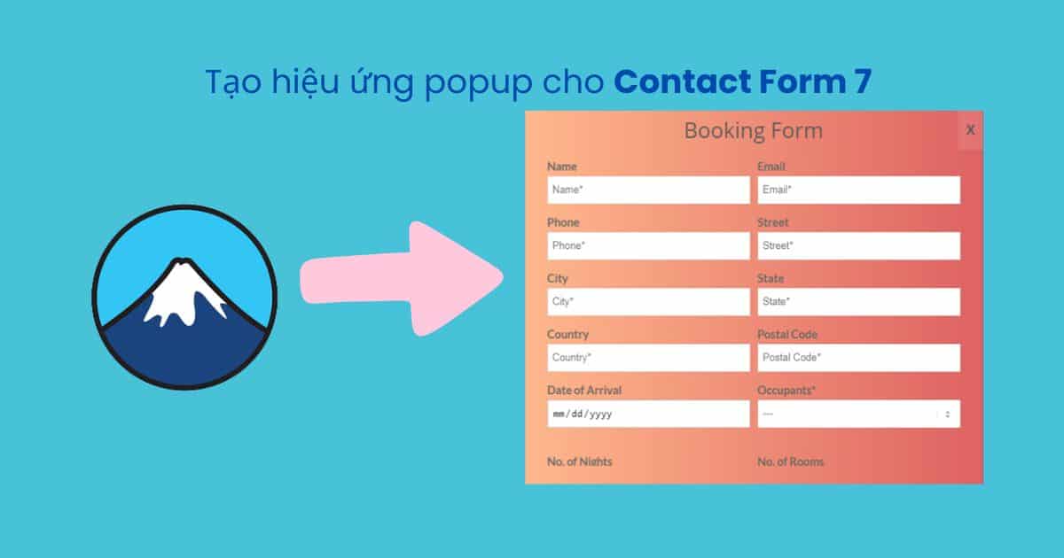 Tạo hiệu ứng popup cho Contact Form 7